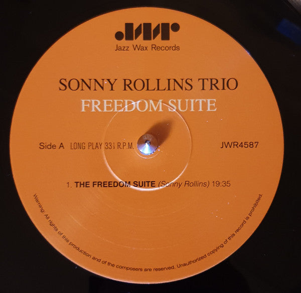 Sonny Rollins : Freedom Suite (LP, Album, RE, RM, 180)