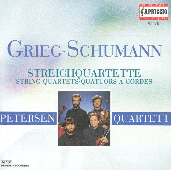 Edvard Grieg • Robert Schumann, Petersen Quartett : Streichquartette = String Quartets = Quatuors A Cordes (CD)
