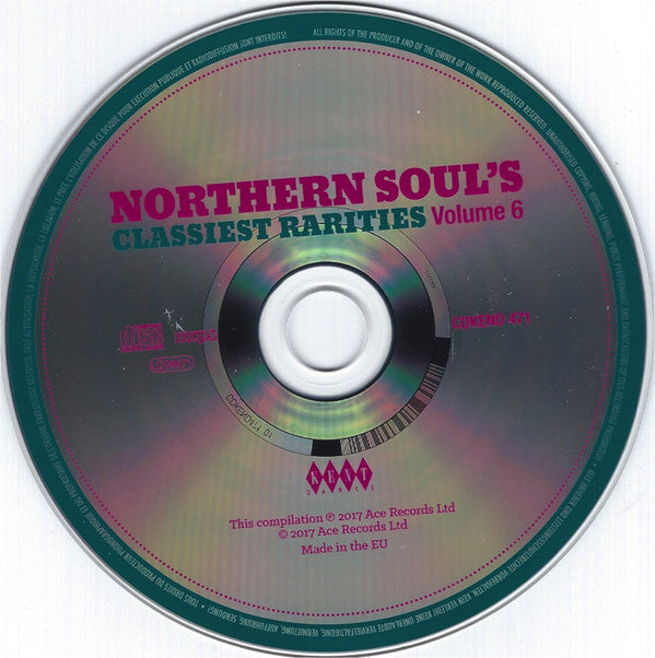 Various : Northern Soul’s Classiest Rarities Volume 6 (CD, Comp)