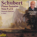 Franz Schubert, Sviatoslav Richter : Piano Sonatas Nos.9 & 11 / Moments Musicaux 1, 3 & 6 (CD, Comp, RE, RM)