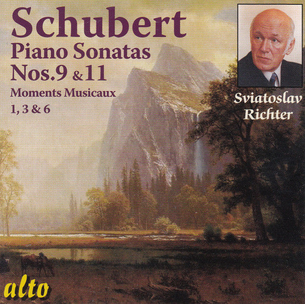 Franz Schubert, Sviatoslav Richter : Piano Sonatas Nos.9 & 11 / Moments Musicaux 1, 3 & 6 (CD, Comp, RE, RM)