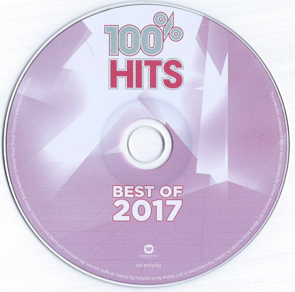 Various : 100% Hits Best Of 2017 (CD, Comp)