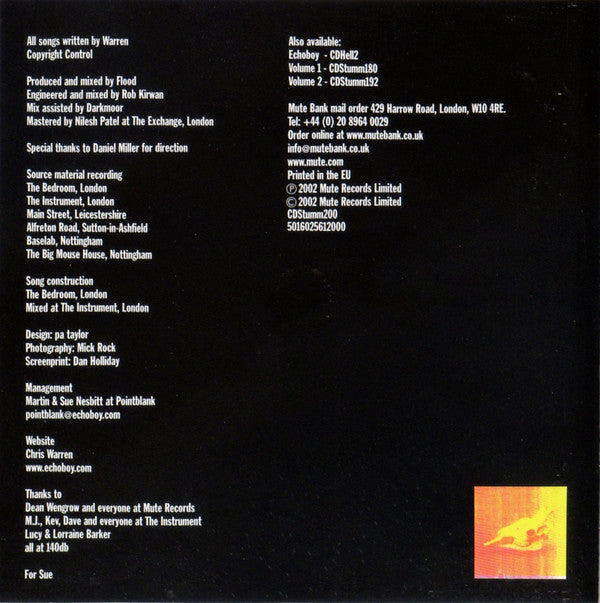 Echoboy : Giraffe (CD, Album)