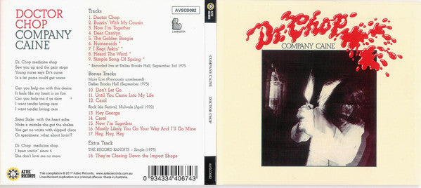 Company Caine : Dr. Chop (CD, Album, RE, RM)