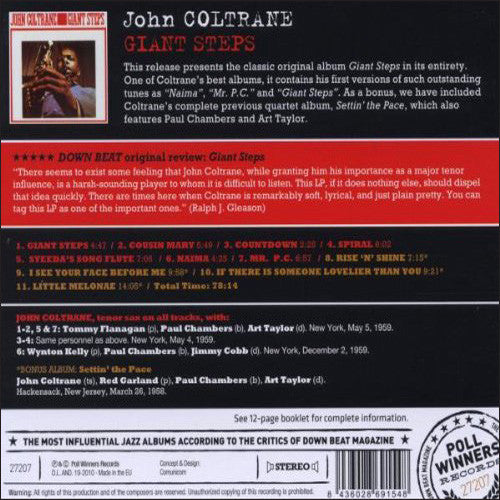 John Coltrane : Giant Steps (CD, Album, Comp)