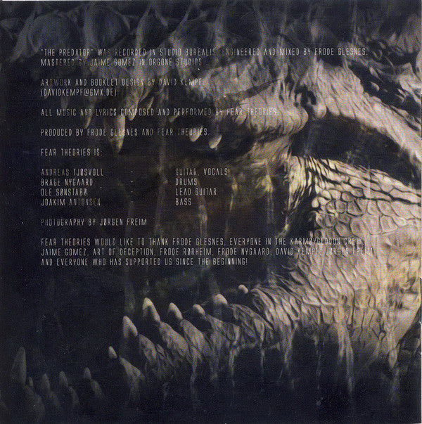 Fear Theories : The Predator (CD, Album)