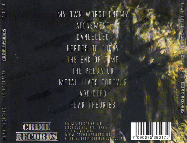 Fear Theories : The Predator (CD, Album)