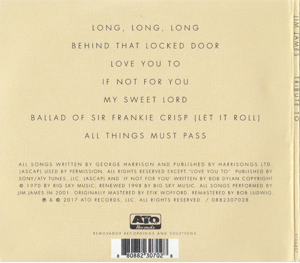 Jim James : Tribute To (CD, EP, RE, Car)