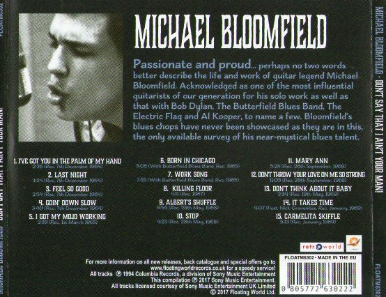 Mike Bloomfield : Don't Say That I Ain't Your Man! Essential Blues 1964-1969 (CD, Comp, RE)