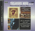 Thelonious Monk : Three Classic Albums Plus - Second Set (2xCD, Comp, RM)