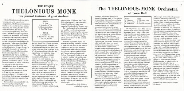 Thelonious Monk : Three Classic Albums Plus - Second Set (2xCD, Comp, RM)
