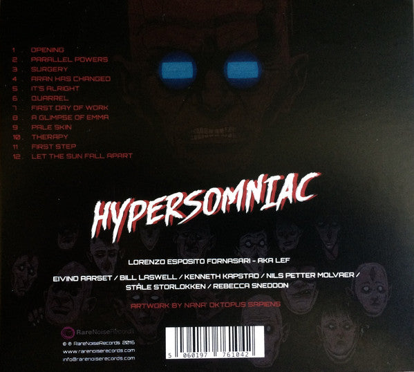 Lorenzo Esposito Fornasari : Hypersomniac (CD, Album)