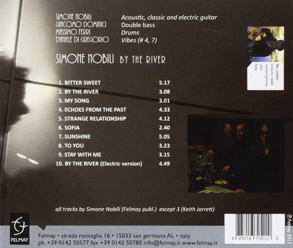 Simone Nobili Featuring Massimo Ferri (3), Giacomo Dominici , Special Guest Daniele Di Gregorio : By the River (CD, Album)