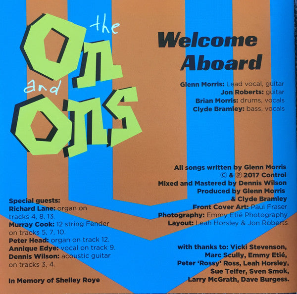The On And Ons : Welcome Aboard (CD, Album)