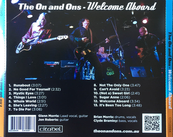 The On And Ons : Welcome Aboard (CD, Album)