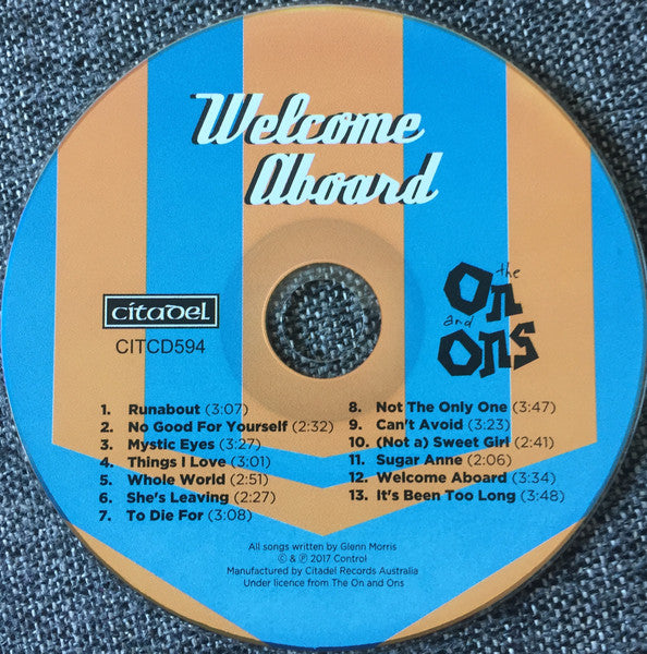 The On And Ons : Welcome Aboard (CD, Album)
