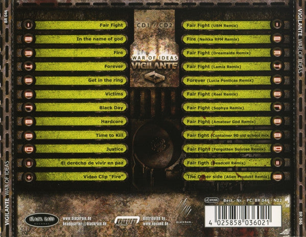 Vigilante (4) : War Of Ideas (CD, Album, Enh + CD + Ltd)