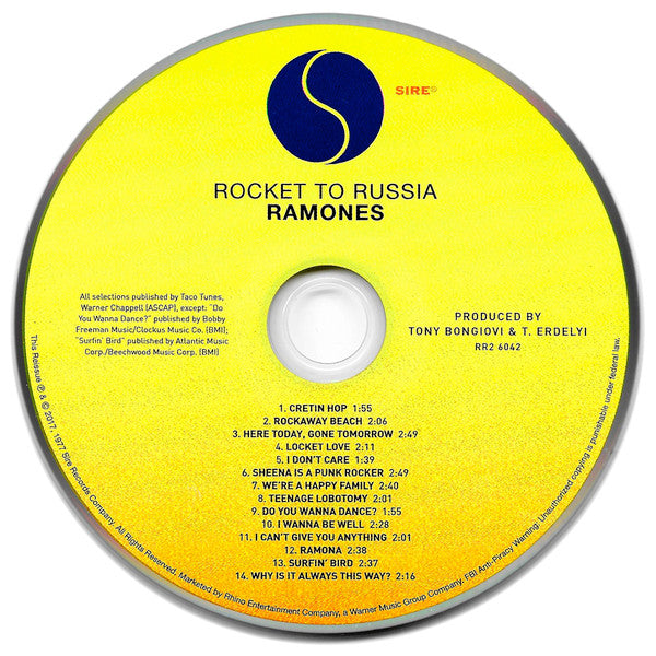 Ramones : Rocket To Russia (CD, Album, RE, RM, Son)