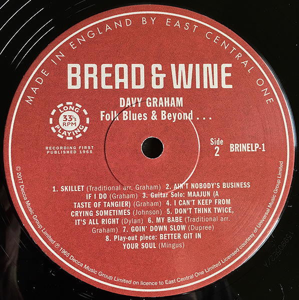 Davy Graham : Folk, Blues & Beyond... (LP, Album, RE, 180)
