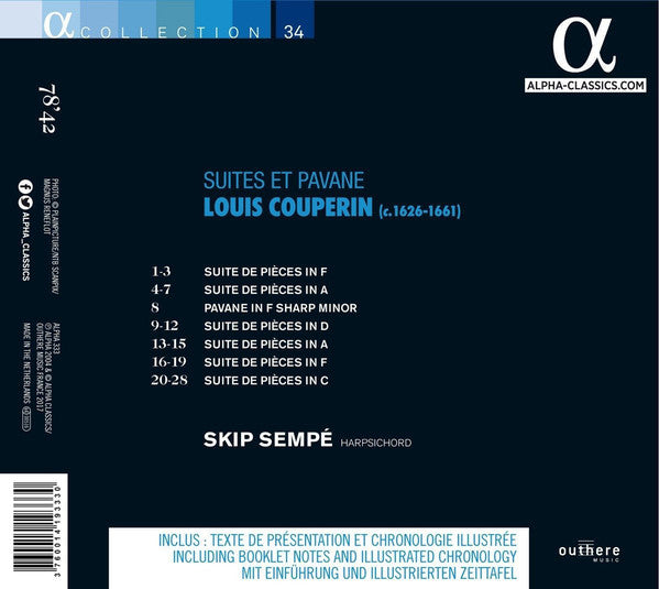 Louis Couperin - Skip Sempé : Suites Et Pavane (CD, Album, RE)