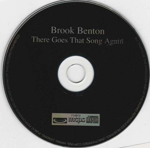 Brook Benton : There Goes That Song Again (CD, Album, Mono)