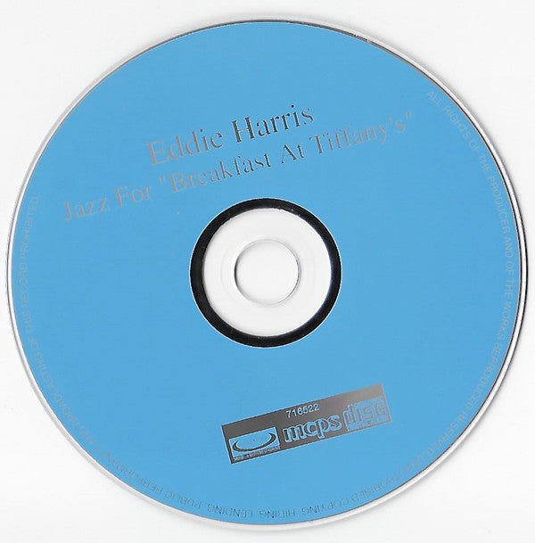 Eddie Harris : Jazz For "Breakfast At Tiffany's" (CD, RE)
