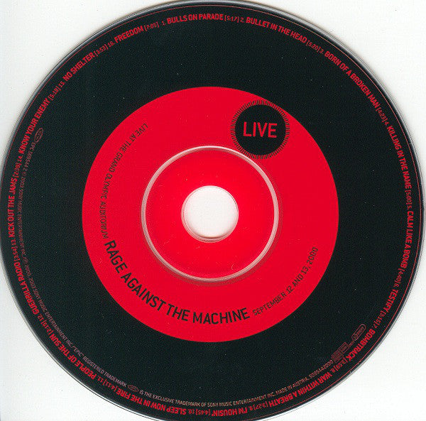 Rage Against The Machine : Live At The Grand Olympic Auditorium (CD, Album)