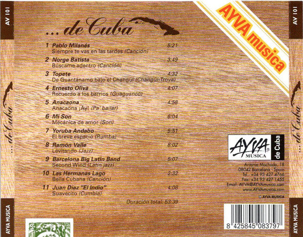 Various : ... De Cuba (CD, Comp)