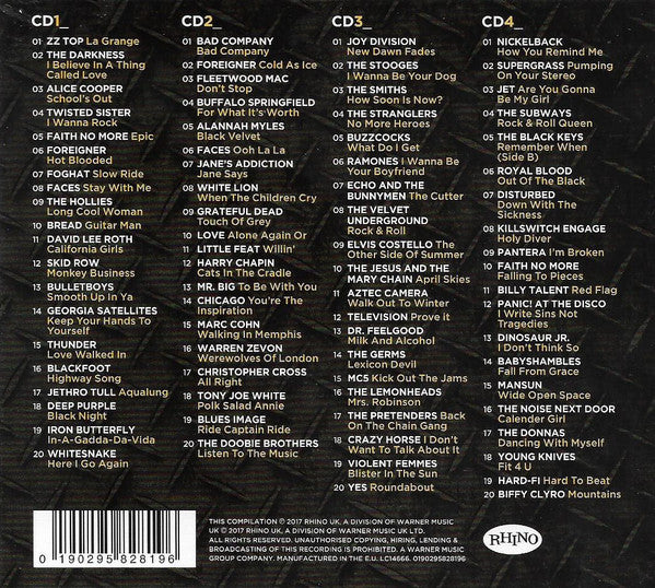 Various : Rock Classics - The Ultimate Rock Anthems (4xCD, Comp)