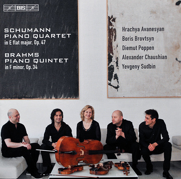 Robert Schumann / Johannes Brahms - Hrachya Yessayan, Boris Brovtsyn, Diemut Poppen, Alexander Chaushian, Yevgeny Sudbin : Piano Quartet In E Flat Major, Op. 47 / Piano Quintet In F Minor, Op. 34 (SACD, Hybrid, Multichannel, Album)