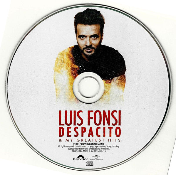 Luis Fonsi : Despacito & My Greatest Hits (CD, Comp, RP)
