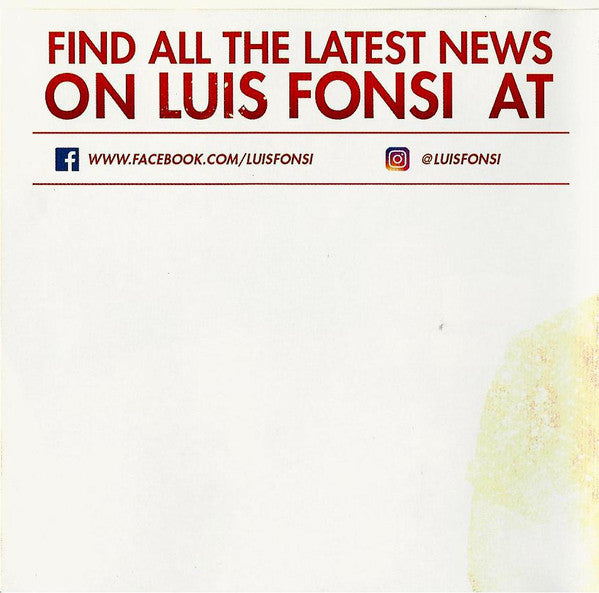 Luis Fonsi : Despacito & My Greatest Hits (CD, Comp, RP)