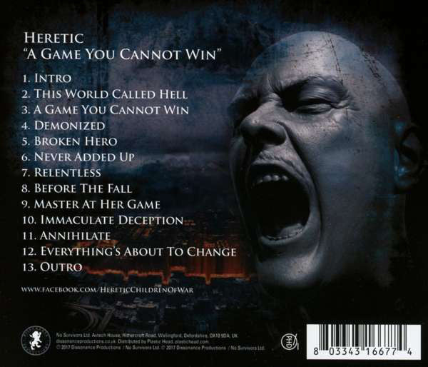 Heretic (10) : A Game You Cannot Win (CD, Album)