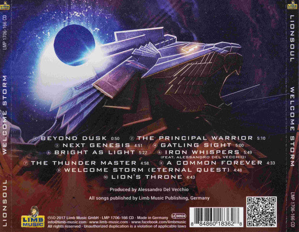 LionSoul : Welcome Storm (CD, Album)