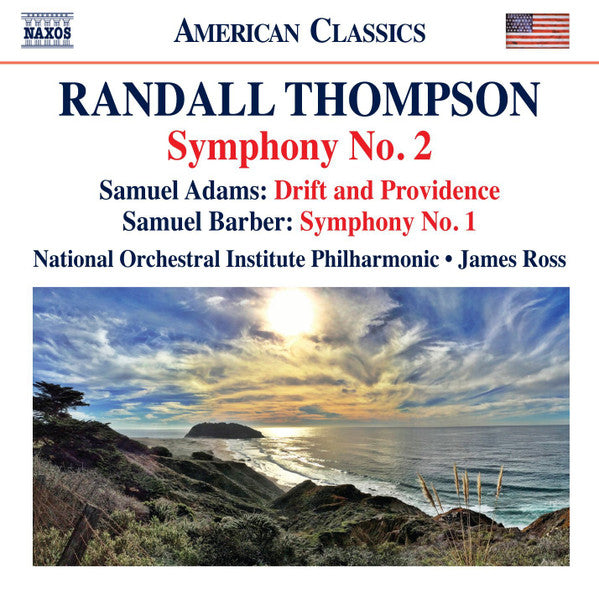 Randall Thompson, Samuel Adams, Samuel Barber, National Orchestral Institute Philharmonic, James Ross (23) : Symphony No. 2 (CD, Album)