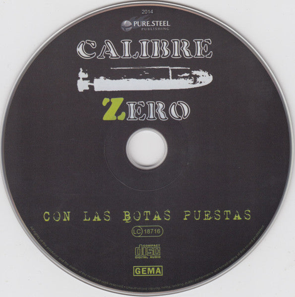 Calibre Zero : Con Las Botas Puestas (CD, Album)