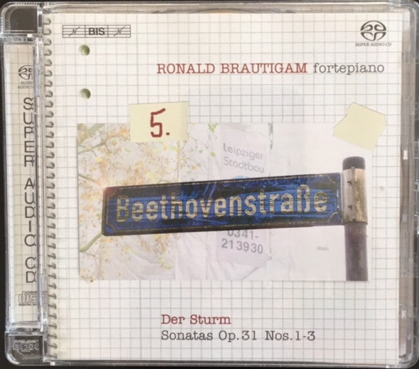 Ludwig van Beethoven - Ronald Brautigam : Complete Works For Solo Piano, Volume 5 - Der Sturm: Sonatas Op. 31 Nos. 1-3 (SACD, Hybrid, Multichannel, Album)
