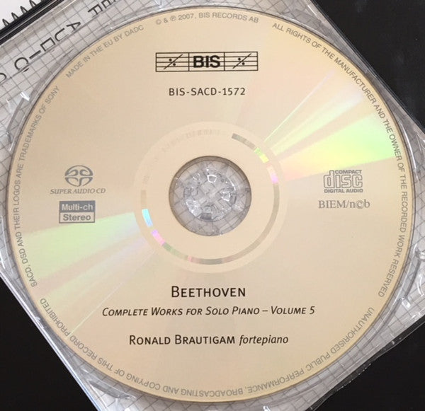 Ludwig van Beethoven - Ronald Brautigam : Complete Works For Solo Piano, Volume 5 - Der Sturm: Sonatas Op. 31 Nos. 1-3 (SACD, Hybrid, Multichannel, Album)