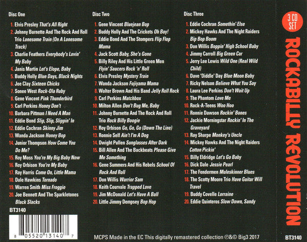 Various : Rockabilly Revolution (3xCD, Comp, RM)