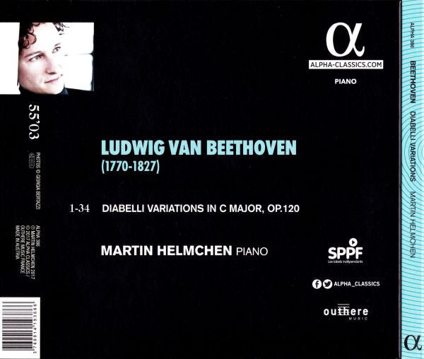Ludwig van Beethoven - Martin Helmchen : Diabelli Variations (CD, Album)