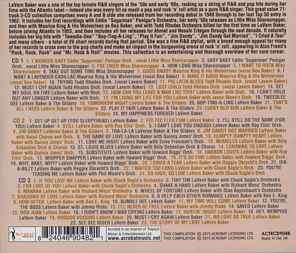 LaVern Baker : The Complete Singles As & Bs 1949-62 (3xCDr, Comp)