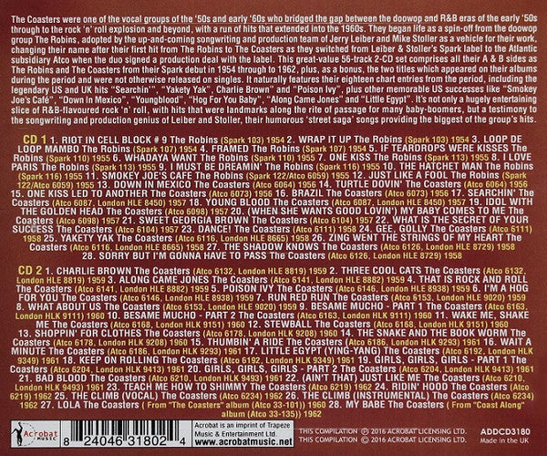 The Coasters : The Complete Singles As & Bs (2xCD, Album, Comp)