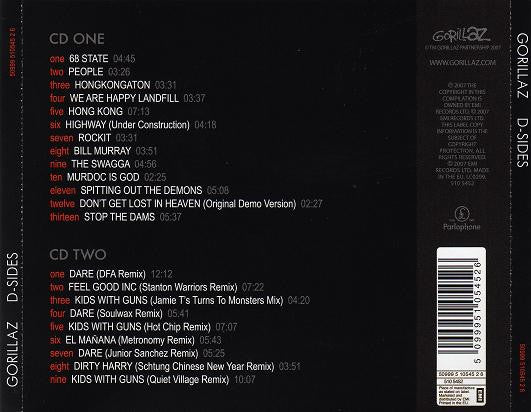 Gorillaz : D-Sides (2xCD, Comp, RP)