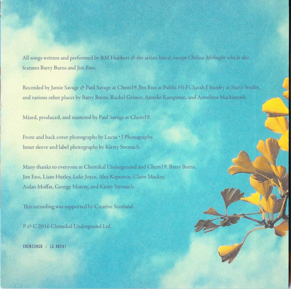 RM Hubbert : Telling The Trees (CD)