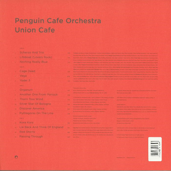Penguin Cafe Orchestra : Union Cafe (2xLP, Album, RE, 180)
