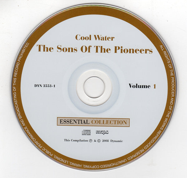 The Sons Of The Pioneers : Cool Water (3xCD, Comp)