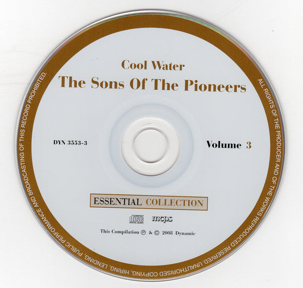 The Sons Of The Pioneers : Cool Water (3xCD, Comp)