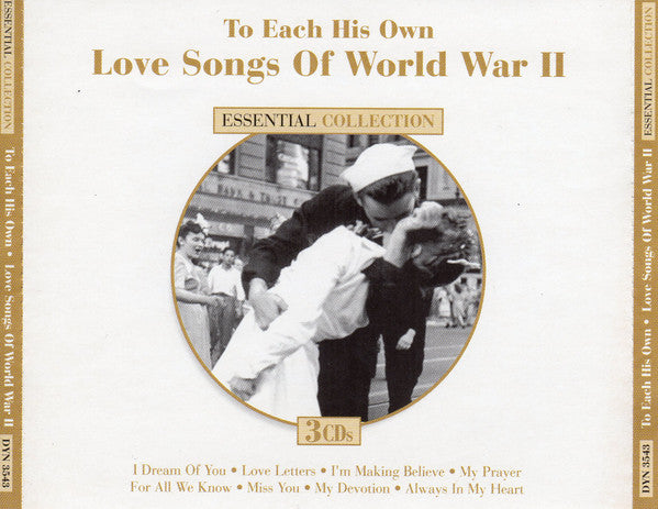 Various : To Each His Own - Love Songs Of World War II (3xCD, Comp)
