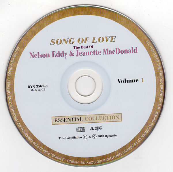 Nelson Eddy & Jeanette MacDonald : Song Of Love - The Best Of Nelson Eddy & Jeanette MacDonald (3xCD, Comp)