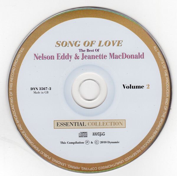 Nelson Eddy & Jeanette MacDonald : Song Of Love - The Best Of Nelson Eddy & Jeanette MacDonald (3xCD, Comp)